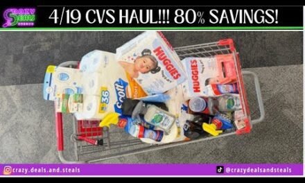 4/19 CVS HAUL (80% SAVINGS….) Diapers, Laundry, Cleaning Supplies! 4/19 CVS Couponing