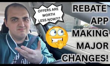 REBATE APP MAKING MAJOR CHANGES! ~ OFFERS ARE WORTH LESS NOW?!?
