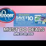 *PART 2* Kroger *MUST DO* Deals for 4/22-4/28 | Spend $30 Save $10 Kroger Beauty & Household Event