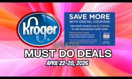 *ICE CREAM & SODA* Kroger UPDATED Must Do Deals for 4/22-4/28 | 5x Digitals & MORE