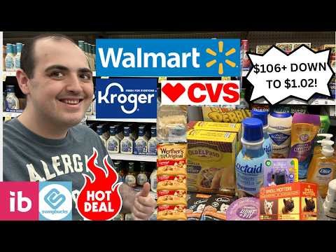 *MUST SEE COUPONING HAUL!* ~ $106+ DOWN TO JUST $1.02! ~ WALMART / KROGER / CVS COUPONING DEALS!