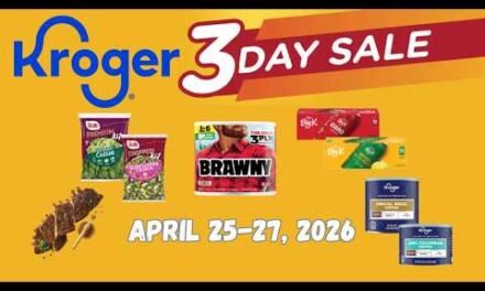 *SODA & RIBS* Kroger 3 DAY SALE for 4/25-4/27 | + BONUS NEW 5x Digital Coupon Deals