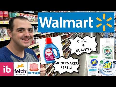 MONEYMAKER PERSIL DETERGENT / .06 ALL & SUAVITEL / MORE AT WALMART! ~ APRIL 2026