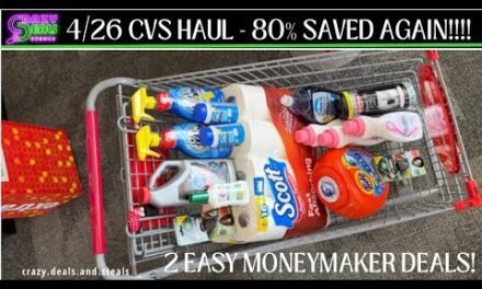 4/26 CVS HAUL (80% SAVINGS..AGAIN!) Laundry,2 EASY MONEYMAKERS,Cleaning Supplies! 4/26 CVS Couponing