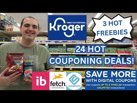24 HOT KROGER COUPONING DEALS! ~ 3 HOT FREEBIES / 7 DEALS UNDER $1 ~ 04/29/26 – 05/05/26
