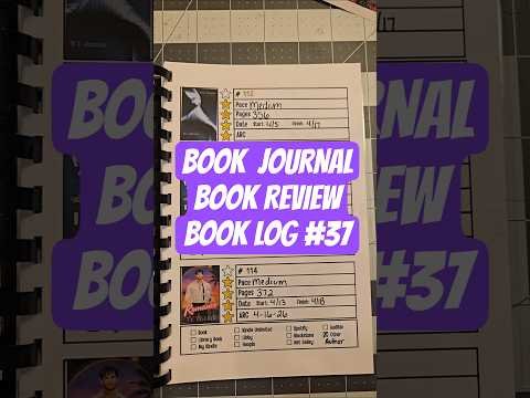 Book Journal, Book Reviews, Book Log 37 #bookjournal #bookreview #bookchallenge #booktok #bookrecs