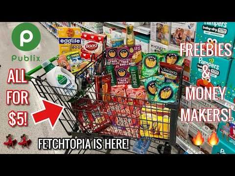 Publix Free & Cheap Grocery Couponing Deals & Haul| FETCHTOPIA FREEBIES! 🔥| 4/29-5/5 or 4/30-5/6