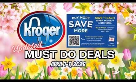 *WOW* Kroger UPDATED Must Do Deals for 4/1-4/7 | BEAUTY EVENT, MEGA SALE, & MORE