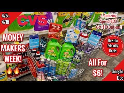 CVS Free & Cheap Coupon Deals & Haul | 4/5 - 4/18| PERSONAL CARE MONEY MAKERS!🔥| Learn CVS Couponing