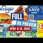 *MEGA SALE* Kroger FULL Ad Preview for 4/8-4/14 | 3 Day Sale, Weekly Digitals, Beauty Event, & MORE