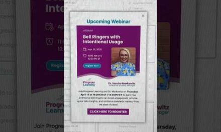 Bell Ringers with Intentional Usage. Join me in the upcoming Progress Learning webinar #edutech