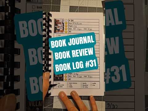 Book Journal, Book Reviews, Book Log 31 #bookjournal #bookreview #bookchallenge #booktok #bookrecs