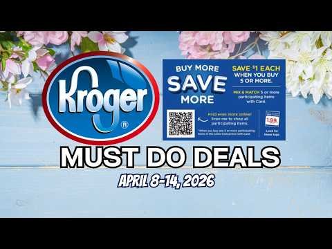 *MEGA SALE* Kroger MUST DO Deals for 4/8-4/14 | PART 1 | Mega, BOGO, & Weekly Digital Deals