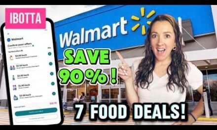 Walmart Haul- Save 90% using ONLY 2 APPS! Easy Digital Deals! 4/5-4/11