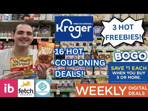 3 HOT KROGER FREEBIE DEALS! ~ 16 HOT KROGER COUPONING DEALS! ~ MEGA EVENT / MORE ~ 04/08 - 04/14
