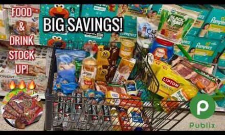 Publix Free & Cheap Grocery Couponing Deals & Haul| BIG FOOD & MEAT SAVINGS! 🥓| 4/8-4/14 or 4/9-4/15