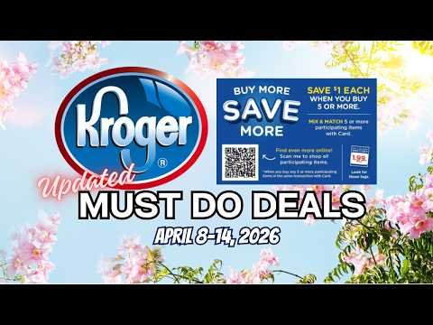 *ICE CREAM!* Kroger UPDATED Must Do Deals for 4/8-4/14 | MEGA, Weekly Digitals, Comments, & MORE