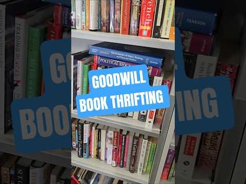 Book Shopping at Goodwill #goodwill #goodwillhaul #bookshopping #thirft #thriftbooks