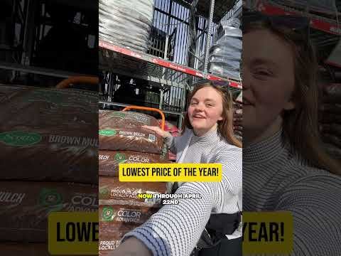Guess How Much Mulch We Got for $20 at Home Depot? 🌿