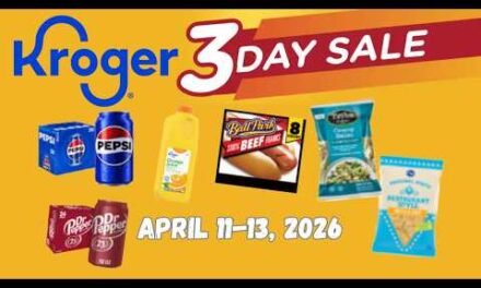 *WOW* Kroger’s *3 DAY SALE* for 4/11-4/13 | Soda, Chips, Hot Dogs, OJ, & MORE