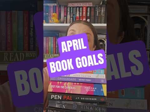 April Book Goal 5 Books 2 Kindle Books plus more #bookgoals #tbr #bookchallenge #bookrecs #books