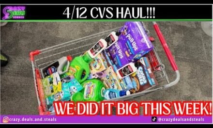 4/12 CVS HAUL (From $172 Down To….) Diapers, Laundry, Cleaning Supplies! 4/12 CVS Couponing
