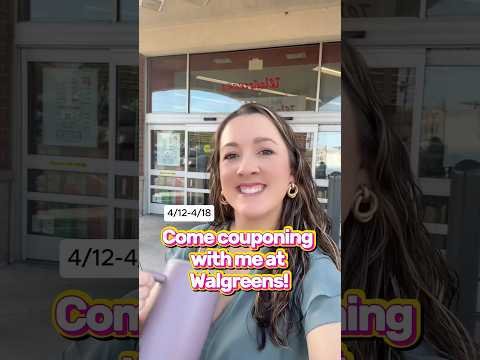 Come couponing with me at Walgreens! 4/12-4/18