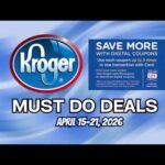 *$.49 Creamer!* Kroger MUST DO Deals for 4/15-4/21 | 5x Digitals, Kroger Products Event, & MORE