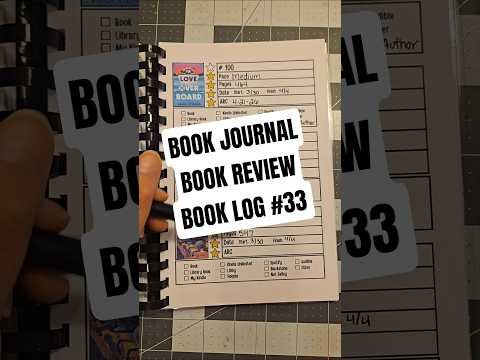 Book Journal, Book Reviews, Book Log 33 #bookjournal #bookreview #bookchallenge #booktok #bookrecs