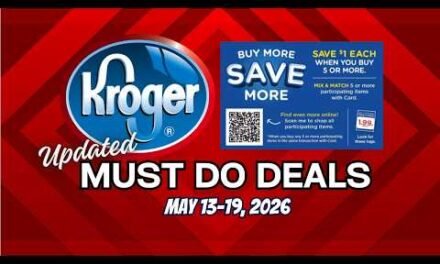 *WOW* Kroger UPDATED Must DO Deals for 5/13-5/19 | MEGA SALE, Buy 2 Save $10, Weekly Digitals & MORE