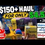 *MUST SEE IBOTTA HAUL!* ~ OVER $150 DOWN TO JUST $4.50 + TAX! ~ WALMART / KROGER / WALGREENS HAUL