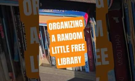 Organizing A Random Little Free Library #littlefreelibrary #lfl #organizing #park