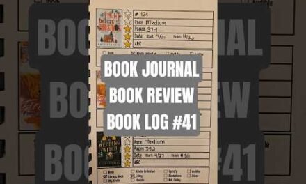 Book Journal, Book Reviews, Book Log 41 #bookjournal #bookreview #bookchallenge #booktok #bookrecs