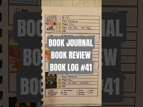 Book Journal, Book Reviews, Book Log 41 #bookjournal #bookreview #bookchallenge #booktok #bookrecs