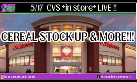 5/17 CVS *in store* LIVE!! Cereal STOCK UP & MORE! 5/17 CVS Haul #cvscouponing