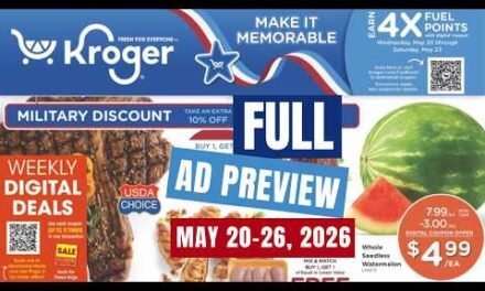 *4 DAYS = 4x FUEL POINTS* Kroger FULL Ad Preview for 5/20-5/26 | MEGA SALE, Weekly Digitals, & MORE