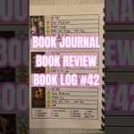 Book Journal of 2026 Book Reviews and Book Log 42 #bookjournal #bookreview #bookchallenge #booktok