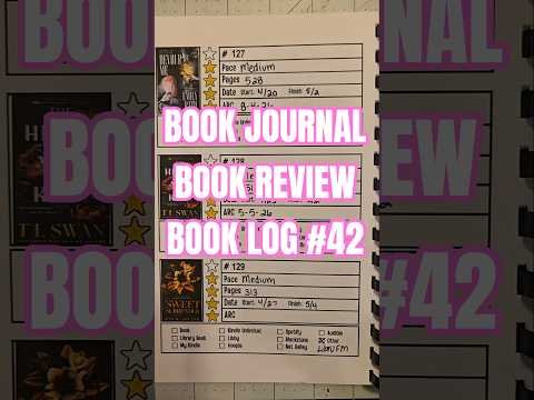 Book Journal of 2026 Book Reviews and Book Log 42 #bookjournal #bookreview #bookchallenge #booktok