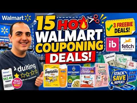 15 HOT WALMART COUPONING DEALS! ~ 3 HOT FREEBIE DEALS AT WALMART! ~ MAY 2026