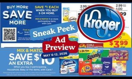 *MEGA SALE* Kroger SNEAK PEEK Ad Preview for 5/6-5/12 | Buy 5 or More Save $1 Each MEGA SALE & MORE