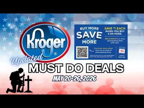 *30 DEALS* Kroger *MEMORIAL DAY DEALS* for 5/20-5/26 | BBQ Deals- Mega, BOGO, Weekly Digitals & MORE
