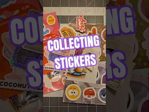 I love collecting stickers for my Sticker Book #stickers #stickerbook #stickercollection