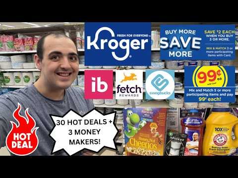 30 HOT KROGER DEALS! ~ 3 HOT KROGER MONEYMAKER DEALS / MORE! ~ 05/27/26 – 06/02/26
