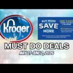 *FREE DETERGENT* Kroger UPDATED Must Do Deals for 5/27-6/2 | Mega Sale, BOGO, 5x Digitals & MORE