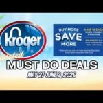 *4x Fuel Points* Kroger UPDATED Must Do Deals for 5/27-6/2 | MEGA SALE, BOGO, 5x Digitals, & MORE