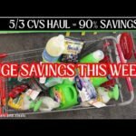 5/3 CVS HAUL (90% SAVINGS!) Laundry,Cleaning Supplies! HUGE MONEYMAKER! 5/3 CVS Couponing