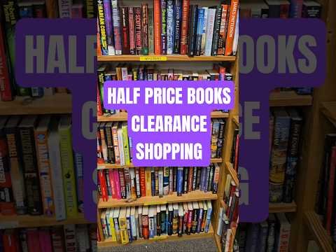 Half Price Books Clearance Section #halfpricedbooks  #Clearance #bookshopping