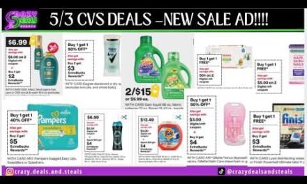 5/3 CVS DEALS-Must Do CVS Deals (NEW SALE AD) Gain, Baby Care, Tide, Downy & MORE #cvscouponing