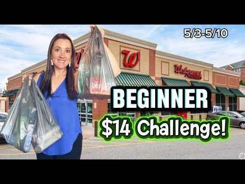 Walgreens Haul- Beginner Friendly $14 Challenge this week! Save 70%! 5/3-5/10