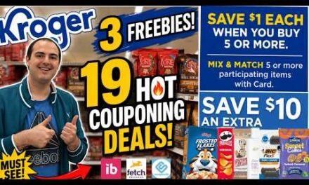 *NEW KROGER MEGA EVENT DEALS!* ~ 19 HOT KROGER COUPONING DEALS (3 HOT FREEBIES!) ~ 5/6/26 – 5/12/26